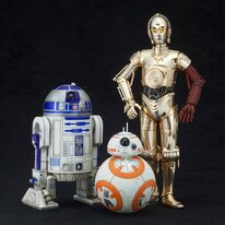 STAR WARS C-3PO & R2-D2 WITH BB-8 ARTFX+ STATUE | Figure News 