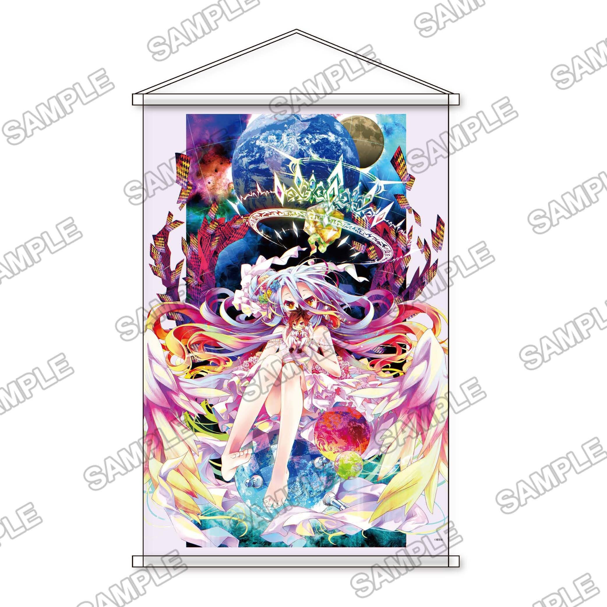 No Game No Life 10th Anniversary B1 Size Tapestry Collection Kadokawa Tokyo Otaku Mode Tom