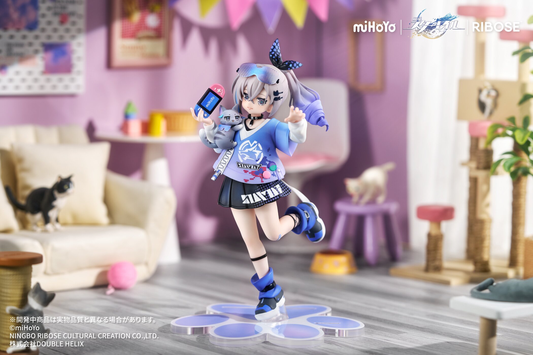 Rise Up+ Honkai: Star Rail Little Cat Series Silver Wolf Non-Scale ...