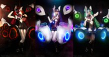 DJ Sona Cosplay Pack : Concussive/ Etheral / Kinetic