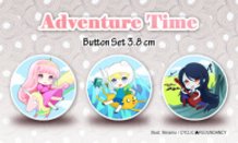 Adventure Time - button set