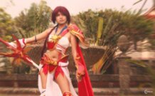 Kach Phrase cosplaying Hikaru of Magic Knight Rayearth