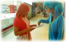 Mikaze Ai and Nanami Haruka