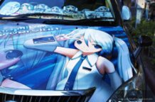 Hatsune Miku Itasha snap 
