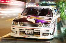 痛車 snap in the streets of Akiba: Nissan Stagea
