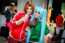 Cosplay Vocaloid матрёшка Miku & Meiko 