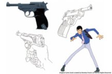 Setelan karakter:Lupin The Third(Aksi tembak)