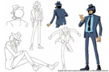 Setelan karakter:Jigen(Aksi)