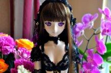 Ayame in black linegie