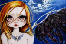 "the child of the night's bird"