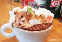 Rilakkuma 3D Latte Art