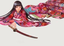 Kimono and Katana