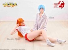 Asuka and Rei cosplay by Yuriko & Hina