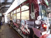 Hatsune Miku tram (2013 ver.) @Sapporo
