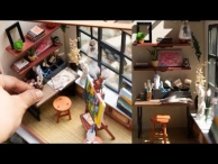 DIY Miniature Dollhouse Art Room