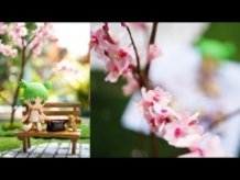 DIY Miniature Cherry Blossoms from Crepe Paper