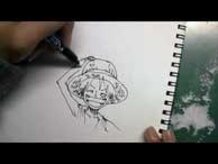 Drawing Luffy in High Speed