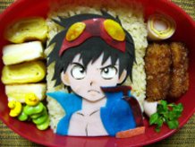 Charaben (a decorated bento) Created by Asikin-san!
