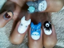 Totoro Nails!!!