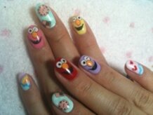 Elmo Nails♪