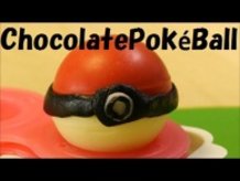 How to Make Chocolate Pokéball w/ Marzipan Pikachu  ?