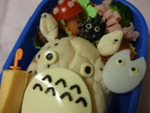 Totoro and Makkuro Kurosuke Character Bento Chara-Ben lunch Box