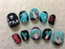 Hatsune Miku Nails