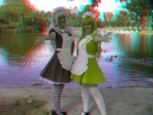 IdolM@ster, Takane and Miki in 3D