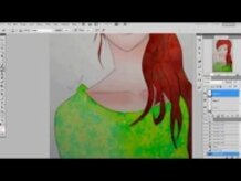 Coloring Realistic Manga Girl In Photoshop CS5