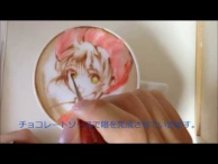 Draw a latte art of Cardcaptor Sakura
