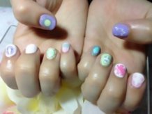 Pastel Evangelion Angel Nails!