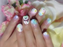 Snowman Mickey Nails!