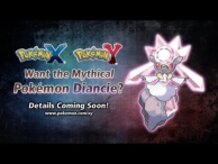 PV for Newly Discovered Pokémon Diancie in Pokémon X and Pokémon Y
