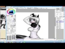 Hair Tutorial Paint tool SAI