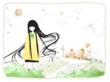 Chica del cabello negro