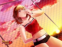 HuniePop: Audrey on the roof