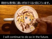 Syaro from "Is the order a rabbit?" - BELCORNO’s Latte Art