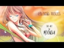 Wind Will Smile - coloring process