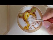Latte Art of Jolyne Cujoh from JoJo’s Bizarre Adventure