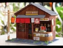 DIY Dollhouse Kit - Miniature Japanese Grocery Store