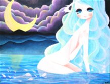 母と世界の情景