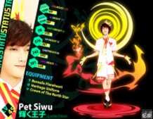 Sparkle Prince, Status Screen