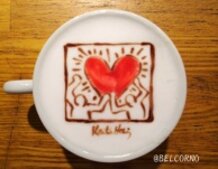 Latte Art [Keith Haring]