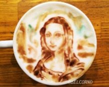 Latte Art [Mona Lisa]