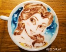 Latte Art [Belle] Beauty and the Beast
