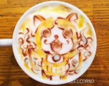 Latte Art [Jibanyan] Youkai Watch