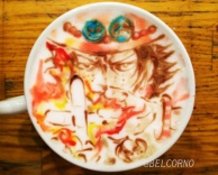 Latte Art [Fire Fist Ace] @One Piece