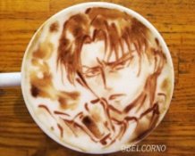Latte Art [Levi] Attack on Titan