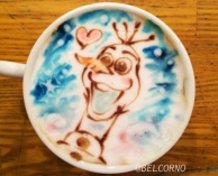 Latte Art [Olaf] Frozen
