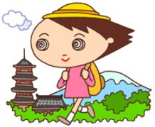 Elementary schoolchild cute eye - Excursion